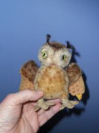 STEIFF OWL WITTIE No Name tag Has Button Tag | eBay