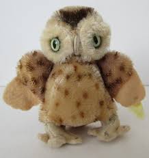 Vintage STEIFF WITTIE Mohair Owl Toy: West German ...