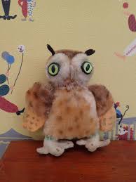 1960's Steiff Wittie Owl Mohair Figurine Collectible - Etsy