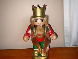 Vintage Erzgebirge NUTCRACKER KING - Richard Glasser/Seiffen 13.5” | eBay