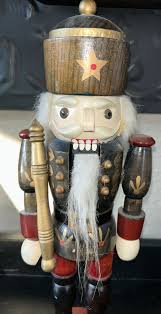 Nutcracker Christmas Decorations Wooden 14 inches Soldier | eBay