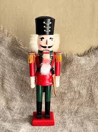 Vintage Erzgebirge Nutcracker: Large German Wood Soldier ...