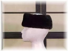 Full Skin Blackglama Ranch Mink Fur Head Wrap - furoutlet