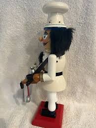 Vintage wooden chef nutcracker 12 inches * READ* | eBay