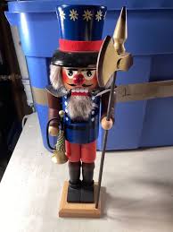 Vtg. Steinbach Volkskunst Nutcracker Guard Soldier 16” in ...