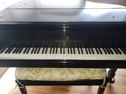 Steinway L Grand Piano 5'10 1/2" Satin Ebony | eBay
