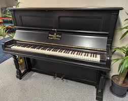 Steinway Model E Ebonized Upright Piano and Concert Stool - Etsy
