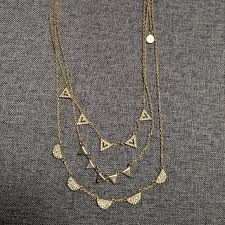 Sara Blaine | Jewelry | Tiered Precious Stone Necklace 6k ...