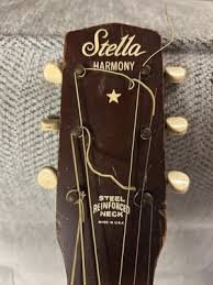 Stella Harmony Vintage Acoustic Guitar 6-String Parlor ...