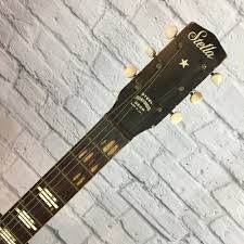 Harmony Stella Parlor Acoustic Guitar Flame Burst ...