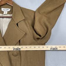 Vintage Jacobi New York Jacket Coat Women's 6 Brown Button ...