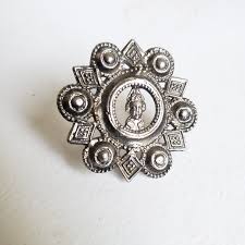 Vintage Pilgrim Brooch - Vintage Jewellery - Religious ...