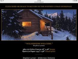 Wilderness Welcome limited edition print by Stephen Lyman ...
