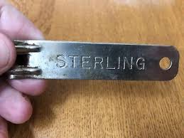 VINTAGE STERLING BEER ADVERTISING BOTTLE OPENER | eBay