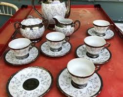 Vintage Demitasse Set ~ Ornate Sterling Design; Made in Japan; Set of 5 - Etsy