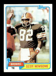 1981 Topps #435 Ozzie Newsome Cleveland Browns HOF EX-MT+ ...
