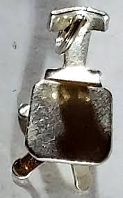 Vintage Sterling Silver DESK CHAIR Charm for Charm Bracelet ...