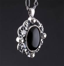 Georg Jensen Sterling Silver Pendant of The Year 2018 With Onyx. Heritage. for sale online | eBay