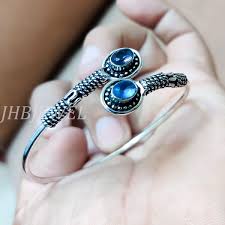 Amethyst Cut & Blue Topaz Gemstone 925 Sterling Silver ...