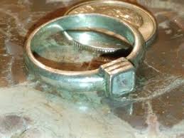 Marsala Sterling Silver & Mystery Stone (CZ?) Engagement ...