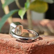 Moissanite Engagement Ring 5 CT Emerald Cut 925 Silver ...