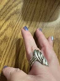 925 Sterling Silver Vintage Knot Triple Crossover Ring | eBay