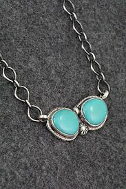 Turquoise & Sterling Silver Necklace - Kathleen Livingston ...