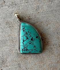 Vintage Howlite (dyed) Pendant ~ Reiki Infused - Etsy