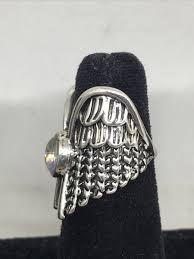 Fashion Style Silver Angel Wings Ring Size 7 | eBay