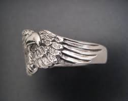 Sterling Silver Eagle Ring - Etsy