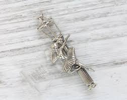 Vintage Sterling Silver 925 Ballerina Lamp Post Brooch Pin ...