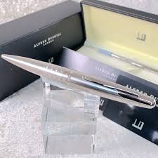 Dunhill Ballpoint Pen Limited Edition G.M.T GMT AD2000 Silver with Case & Card | eBay