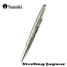 Namiki Sterling Silver Jaguar Fountain Pen available at TheInkFlow.com