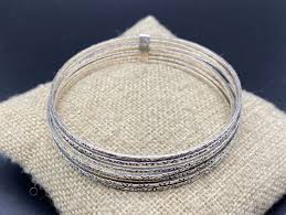 TAXCO TV89-Sterling Silver Floral Textured 7 Connected ...