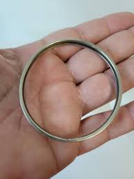 Vtg Sterling Silver Signed "STAR" Bangle Bracelet Greek Key ...