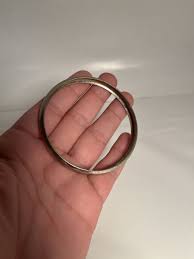 Vntg Metal Bracelet Bangle One Piece Closed Ring Costume ...