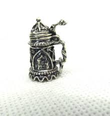 VINTAGE DESIGNER BEAU STERLING SILVER EUROPEAN STEIN CHARM ...