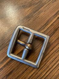 MJG CO STERLING SILVER BELT BUCKLE SMALL SIGNED MJC CO ...