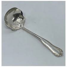 Rogers Anchor Silver Plate “1901 Mayflower” Pattern Gravy Cream Ladle. For Sale at Ruby Lane