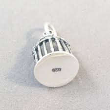 ROUND RUINS .925 Sterling Silver 3-D Charm Pendant Delphi ...