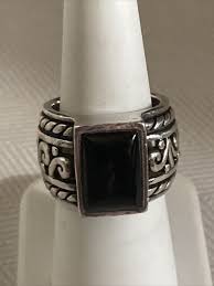 Silpada Beautiful Sterling Silver Black Onyx Ring Size 7.5 | eBay