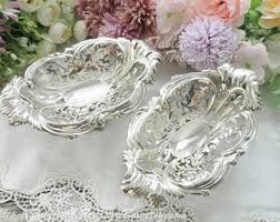 2pc Set - Antique England Sheffield Sterling Silver Footed Bon Bon Dishes - Etsy