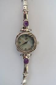 Gemstone Silver Modern Dainty Watch Bracelet for Her, Unique ...