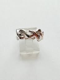Vintage Sterling Silver Abstract Vine Band Ring Size 6.5 ...