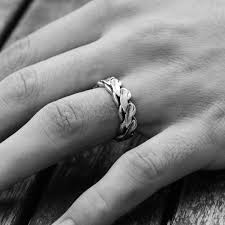 Fashion Men 925 Silver Filled Viking Skull 4 Rings Punk ...