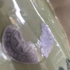 VTG 1950s Weil Ware California Pottery 9.5" Double Vase Country Girl Green CHIP | eBay