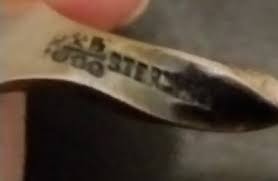 Vintage Tea Mote, Olive, or Cherry Spoon Twisted Handle Gold Wash Bowl Sterling | eBay