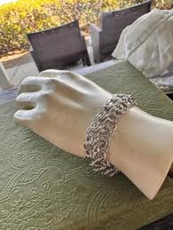 beautiful sterling silver HEAVY Bracelet | Mercari