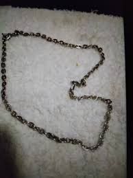 Vintage 18" Stainless Steel Flat Cable Link Chain Stamped ...