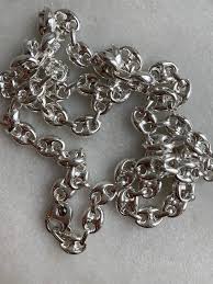 Puffy Mariner Link Chain choker in Sterling Silver – Wendy ...